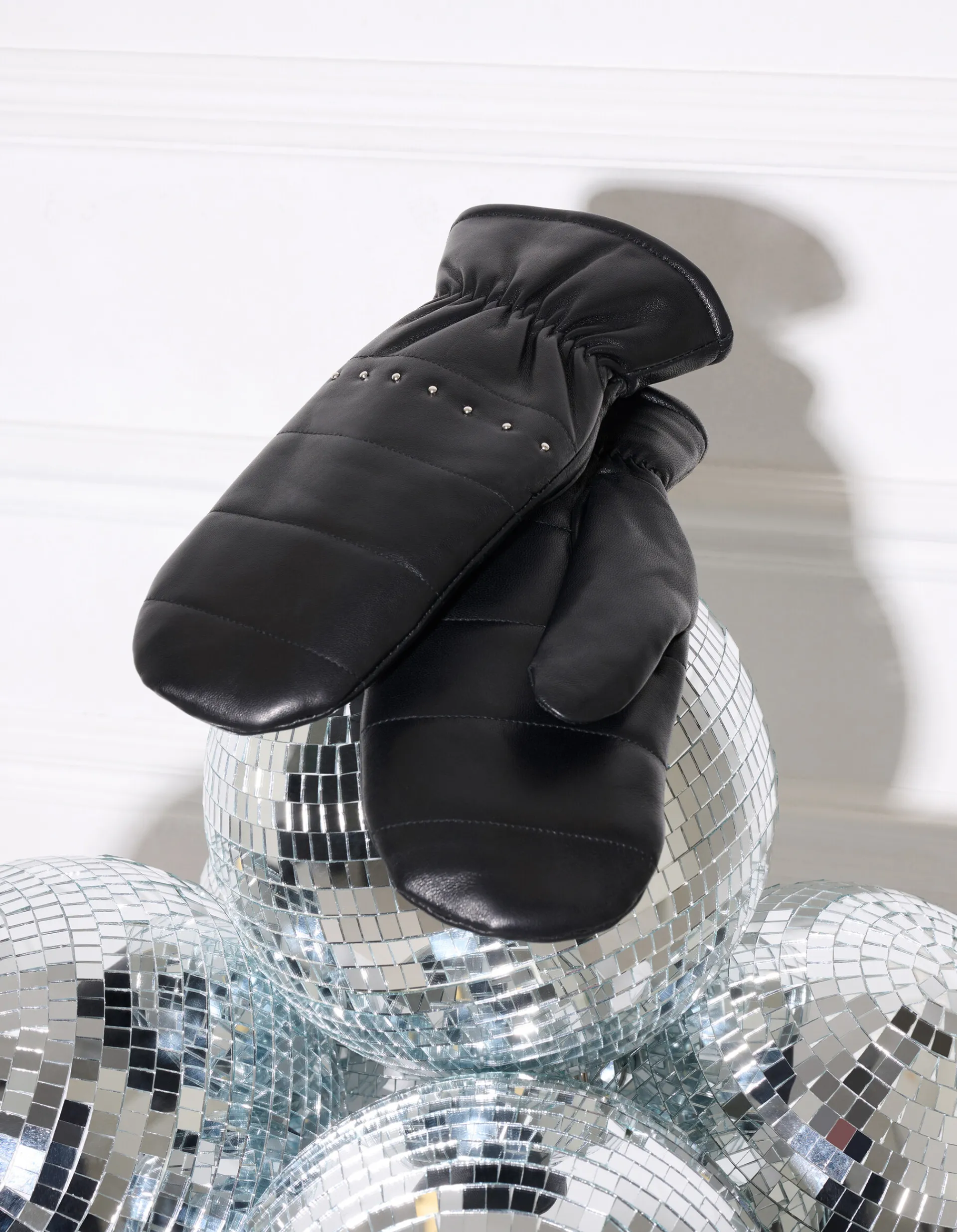 Shoeby Leren Handschoenen Zwart<DAMES Handschoenen