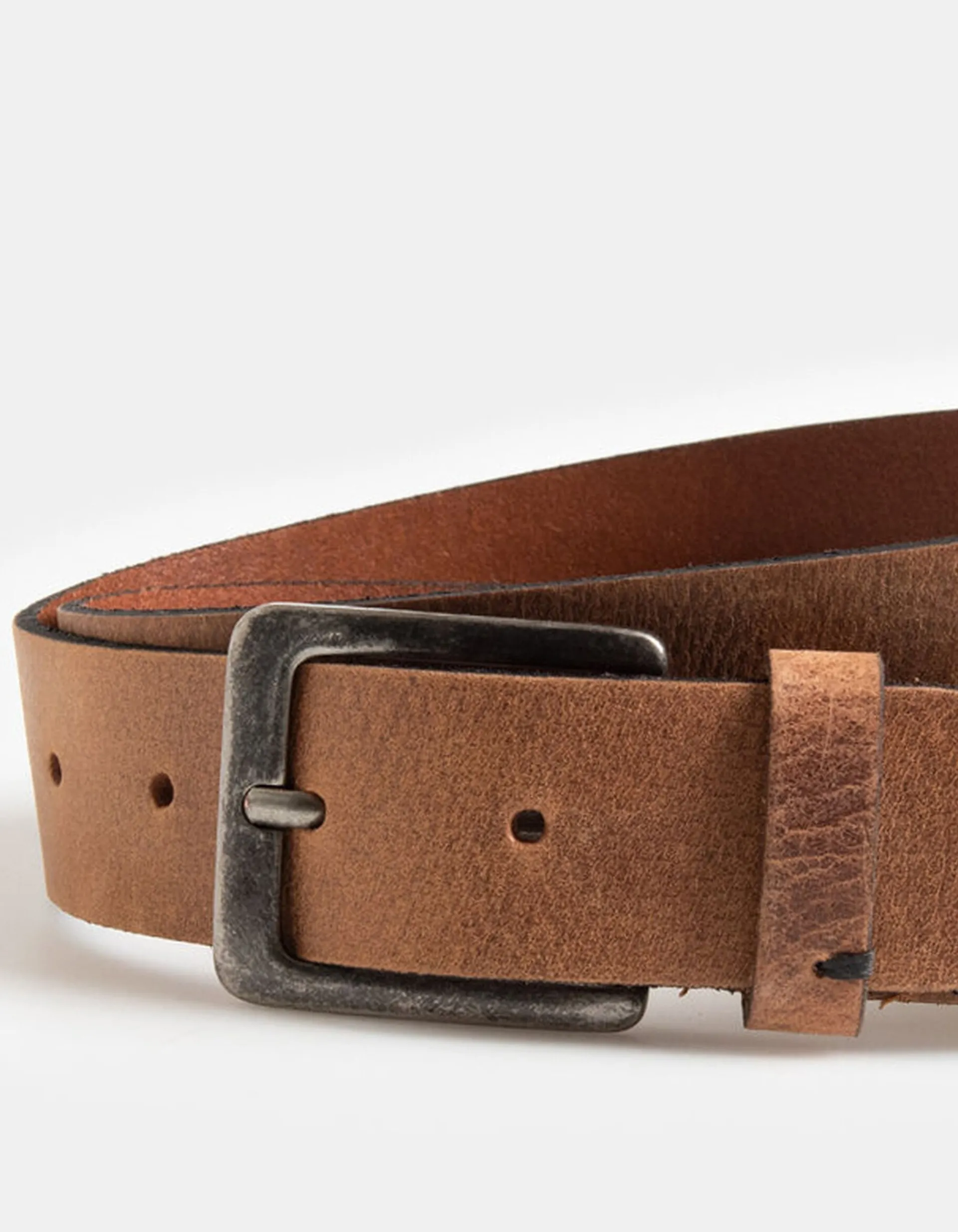 Shoeby Leren Riem Bruin<Heren Riemen