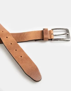 Shoeby Leren Riem Bruin<Heren Riemen