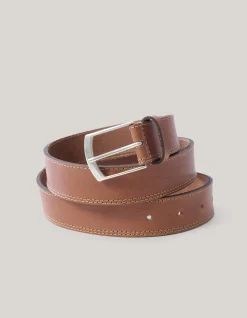 Shoeby Leren Riem Bruin<Heren Riemen