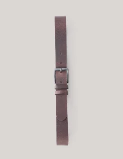 Shoeby Leren Riem Donkerbruin<Heren Riemen