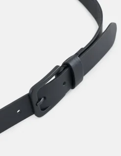 Shoeby Leren Riem Zwart<Heren Riemen