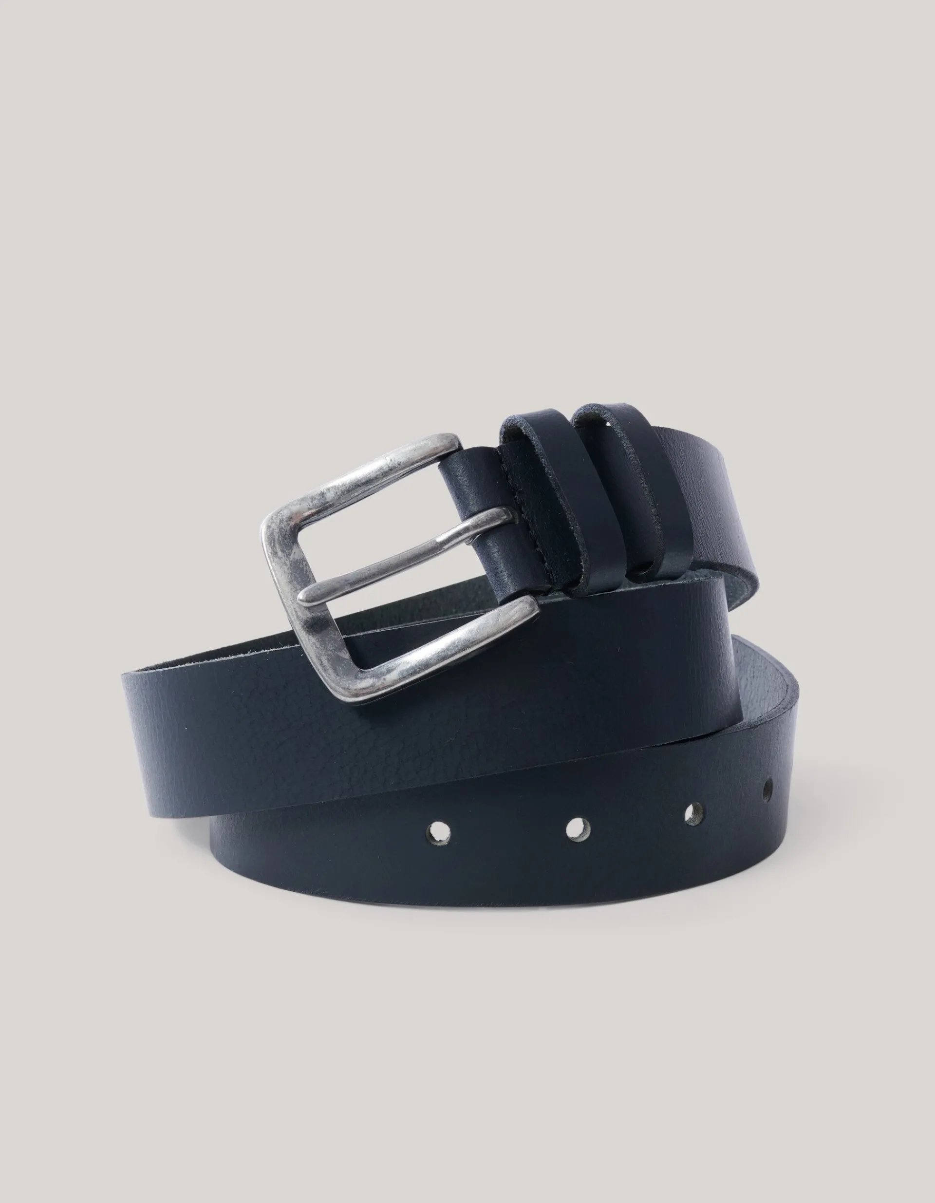 Shoeby Leren Riem Zwart<Heren Riemen