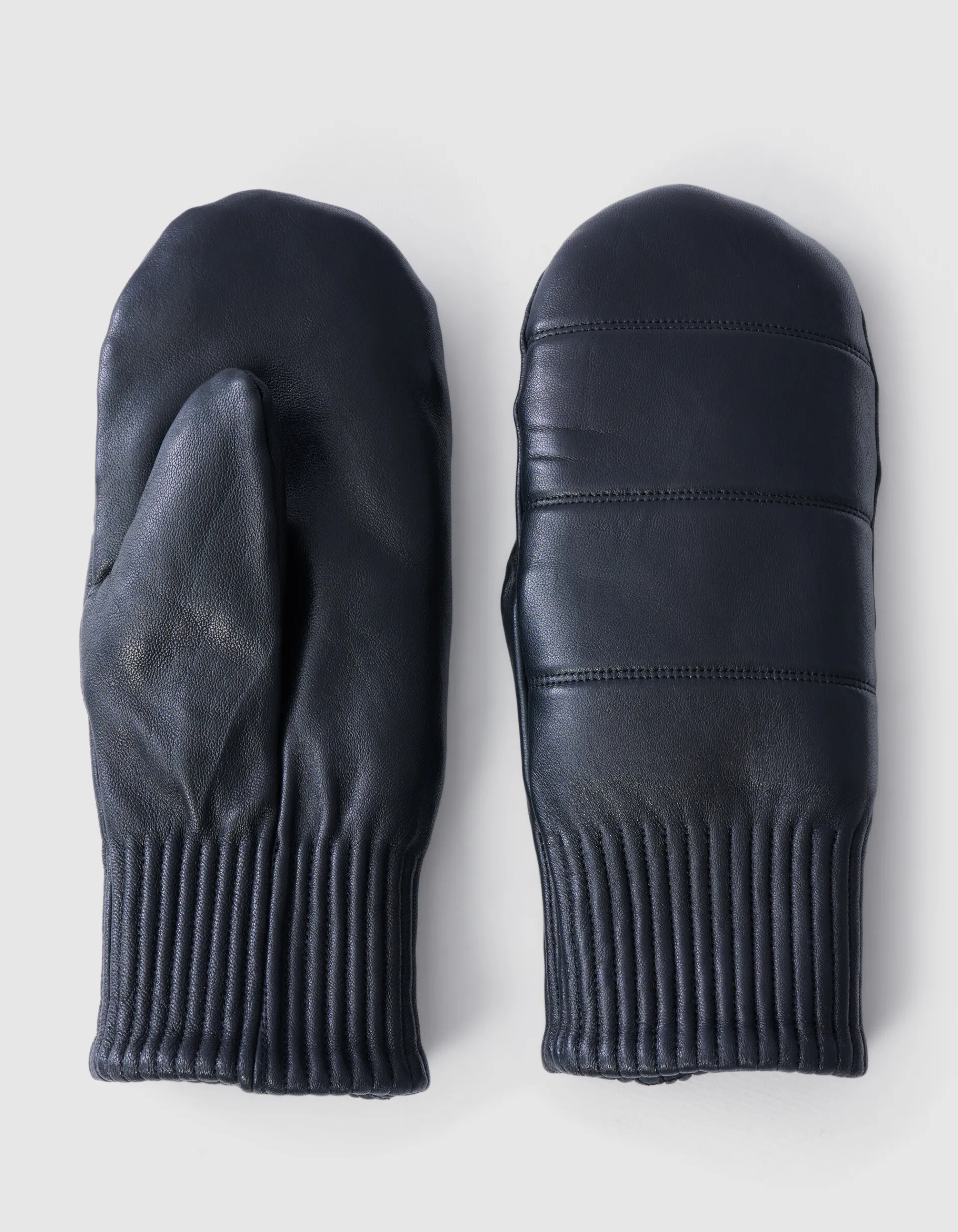 Shoeby Leren Wanten Zwart<DAMES Handschoenen