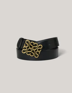 Shoeby Logo Riem Zwart<DAMES Riemen