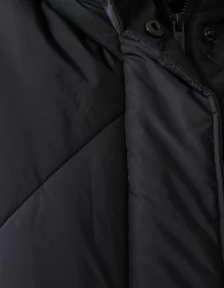 Shoeby Long Puffer Jas Zwart<DAMES Jassen