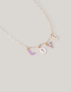 Shoeby Love Ketting Goud< Sieraden