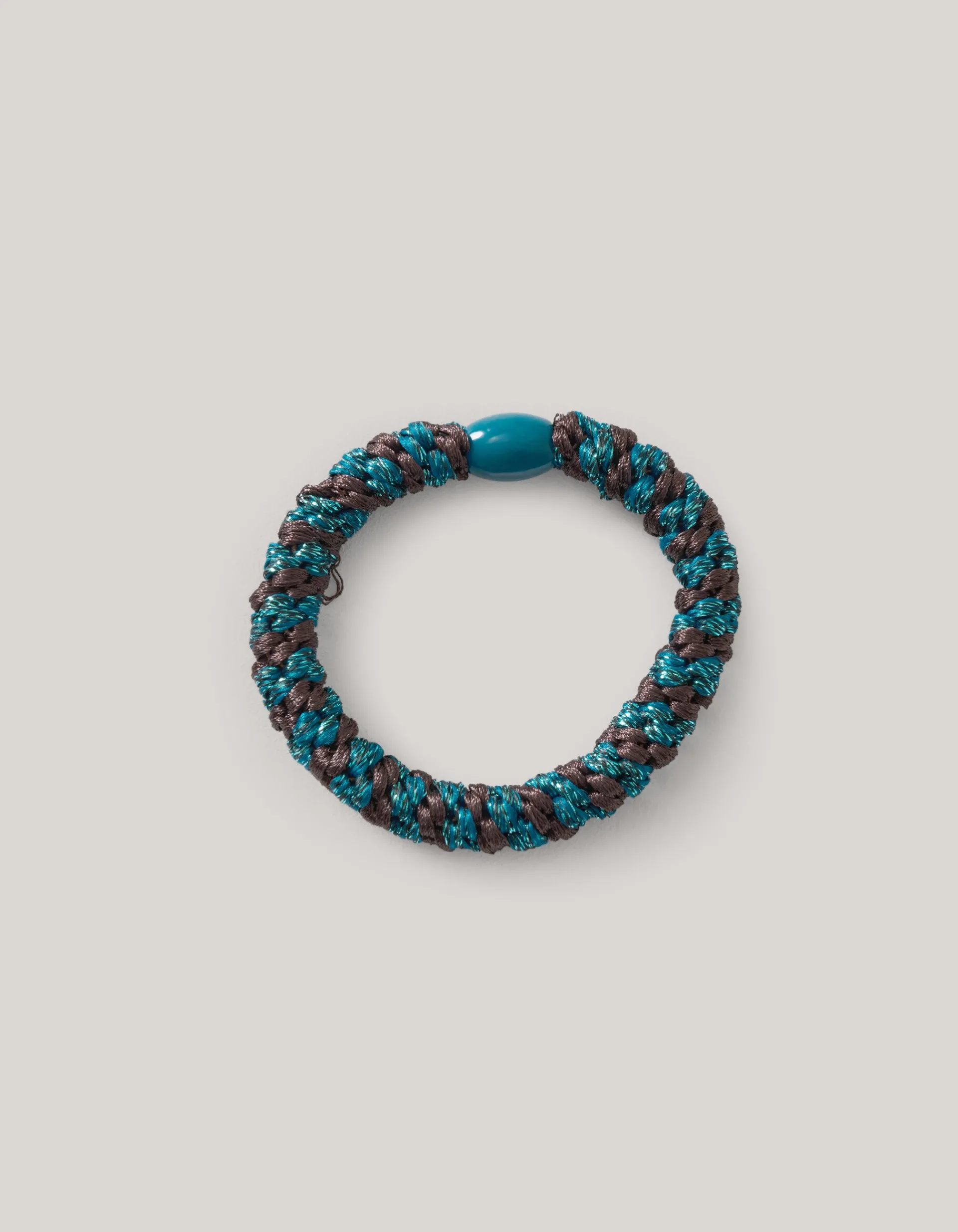 Shoeby Lurex Haarelastiek Blauw<DAMES Haaraccessoires