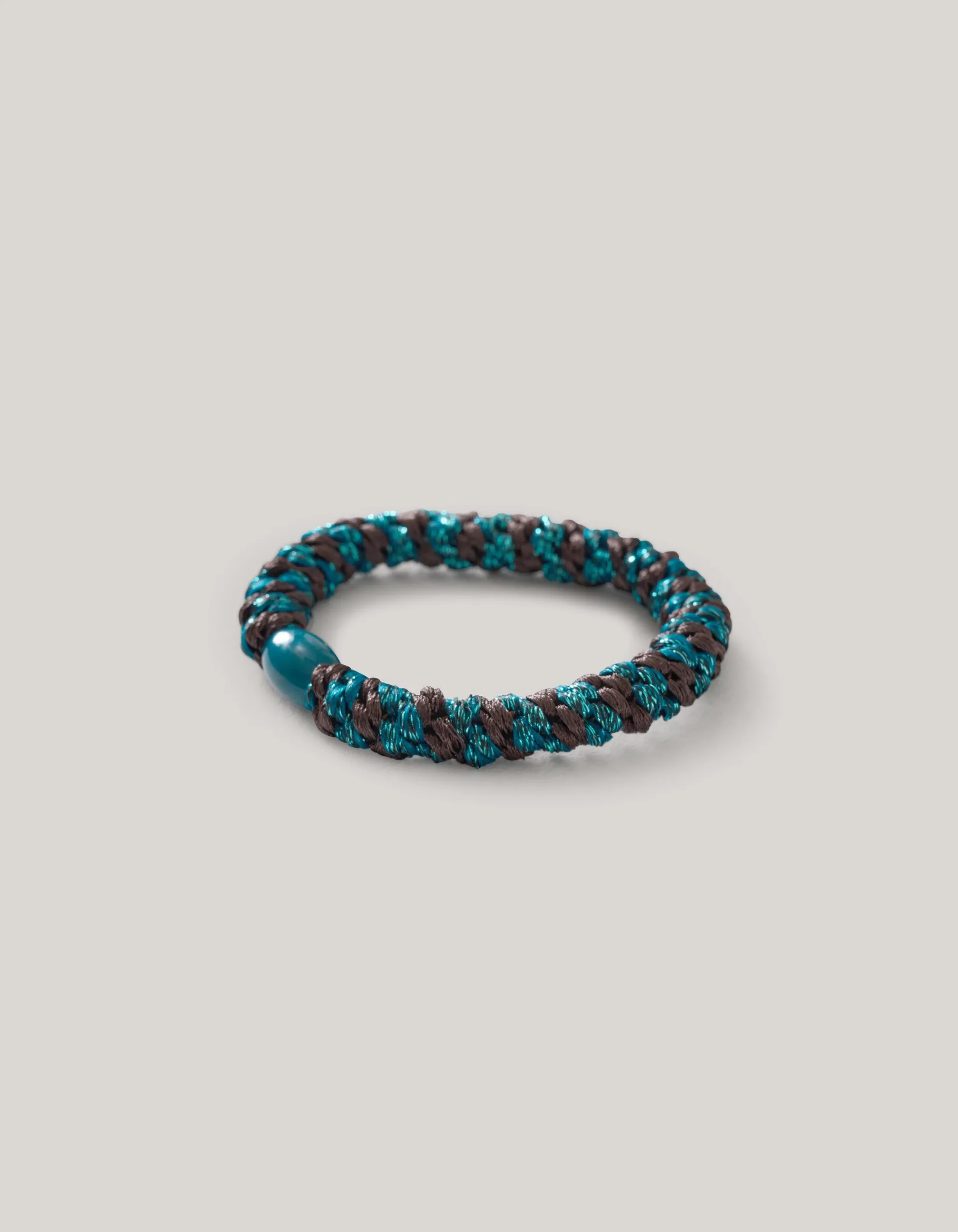 Shoeby Lurex Haarelastiek Blauw<DAMES Haaraccessoires