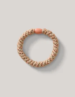 Shoeby Lurex Haarelastiek Bruin<DAMES Haaraccessoires