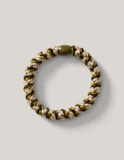 Shoeby Lurex Haarelastiek Donkergroen<DAMES Haaraccessoires
