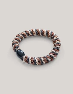 Shoeby Lurex Haarelastiek Donkerbruin<DAMES Haaraccessoires