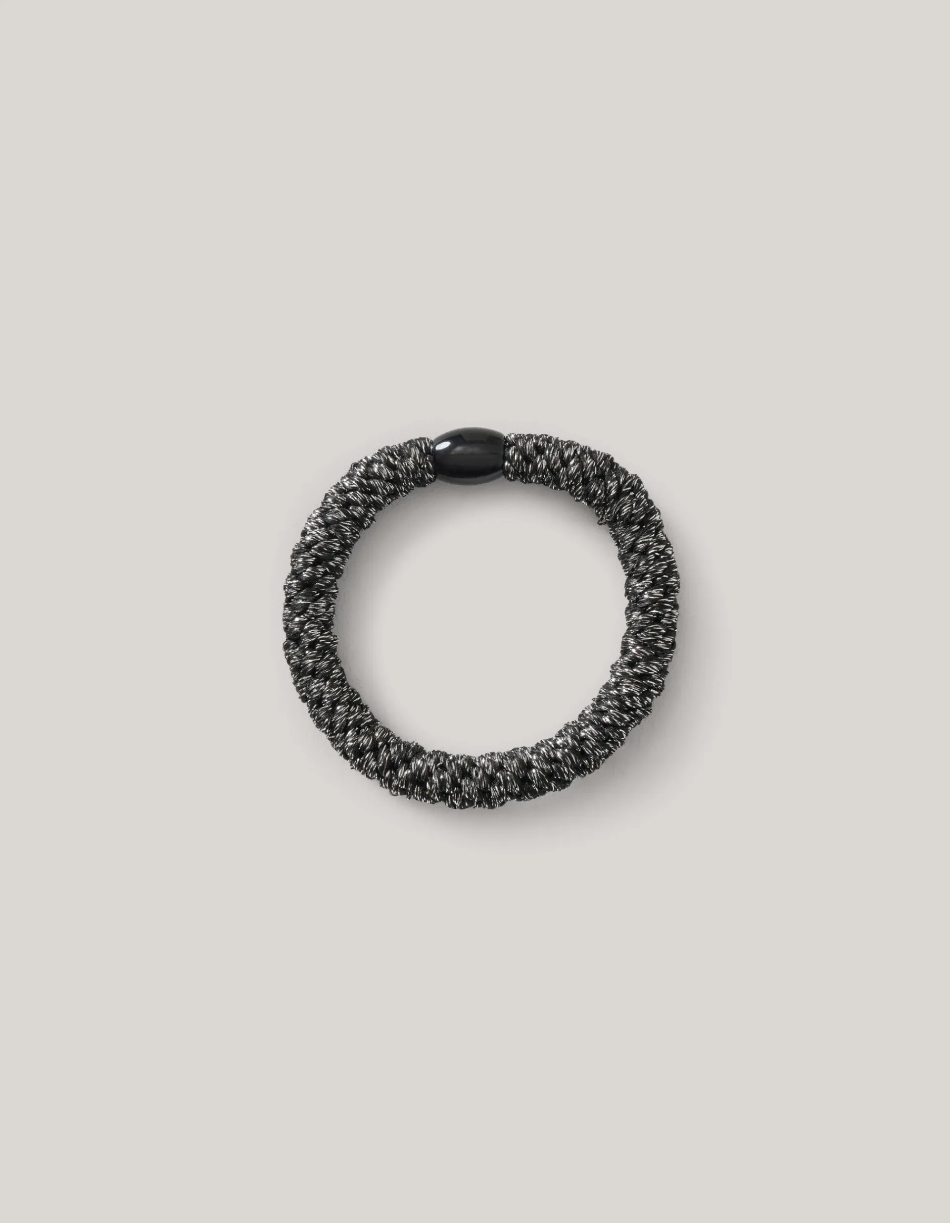 Shoeby Lurex Haarelastiek Donkergrijs<DAMES Haaraccessoires