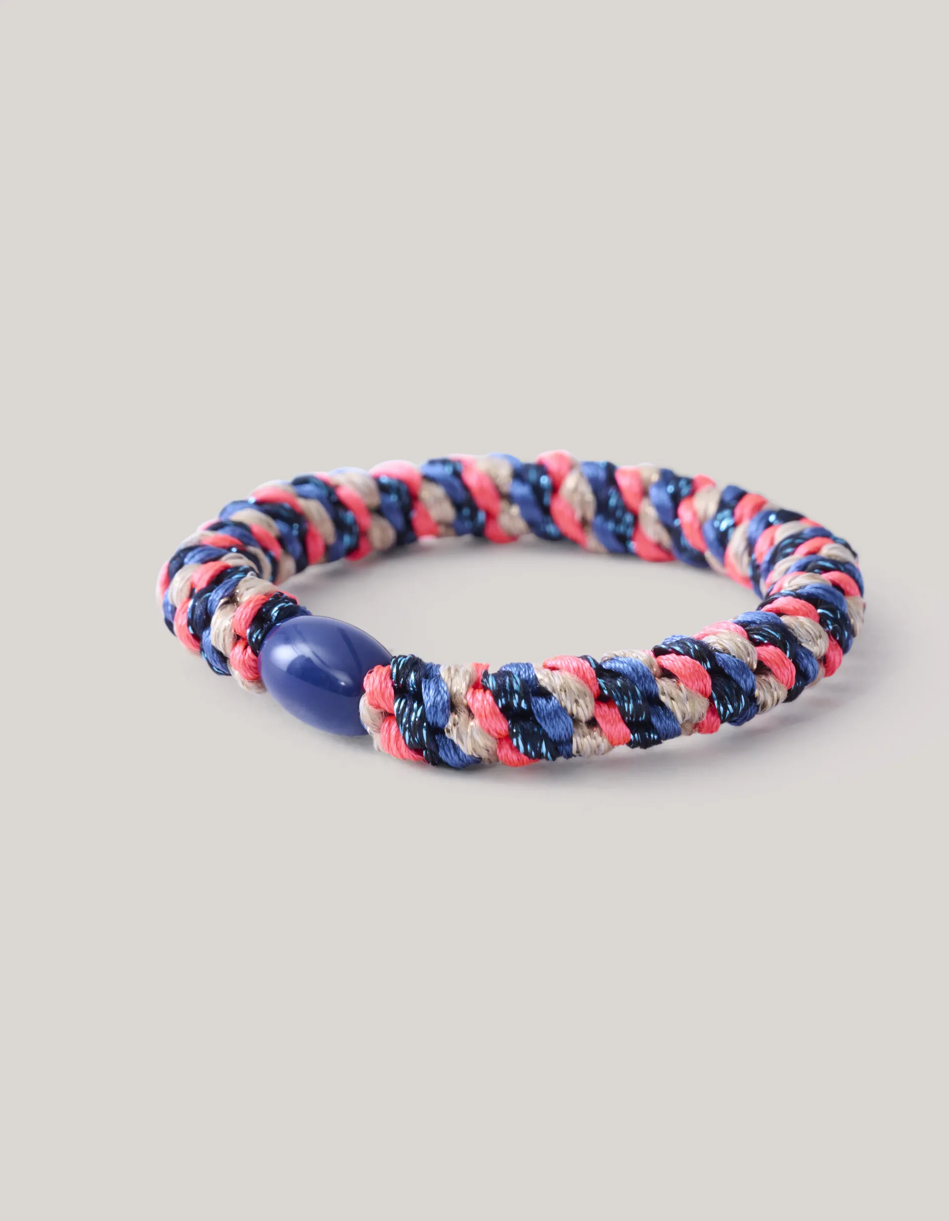Shoeby Lurex Haarelastiek Donkerblauw<DAMES Haaraccessoires