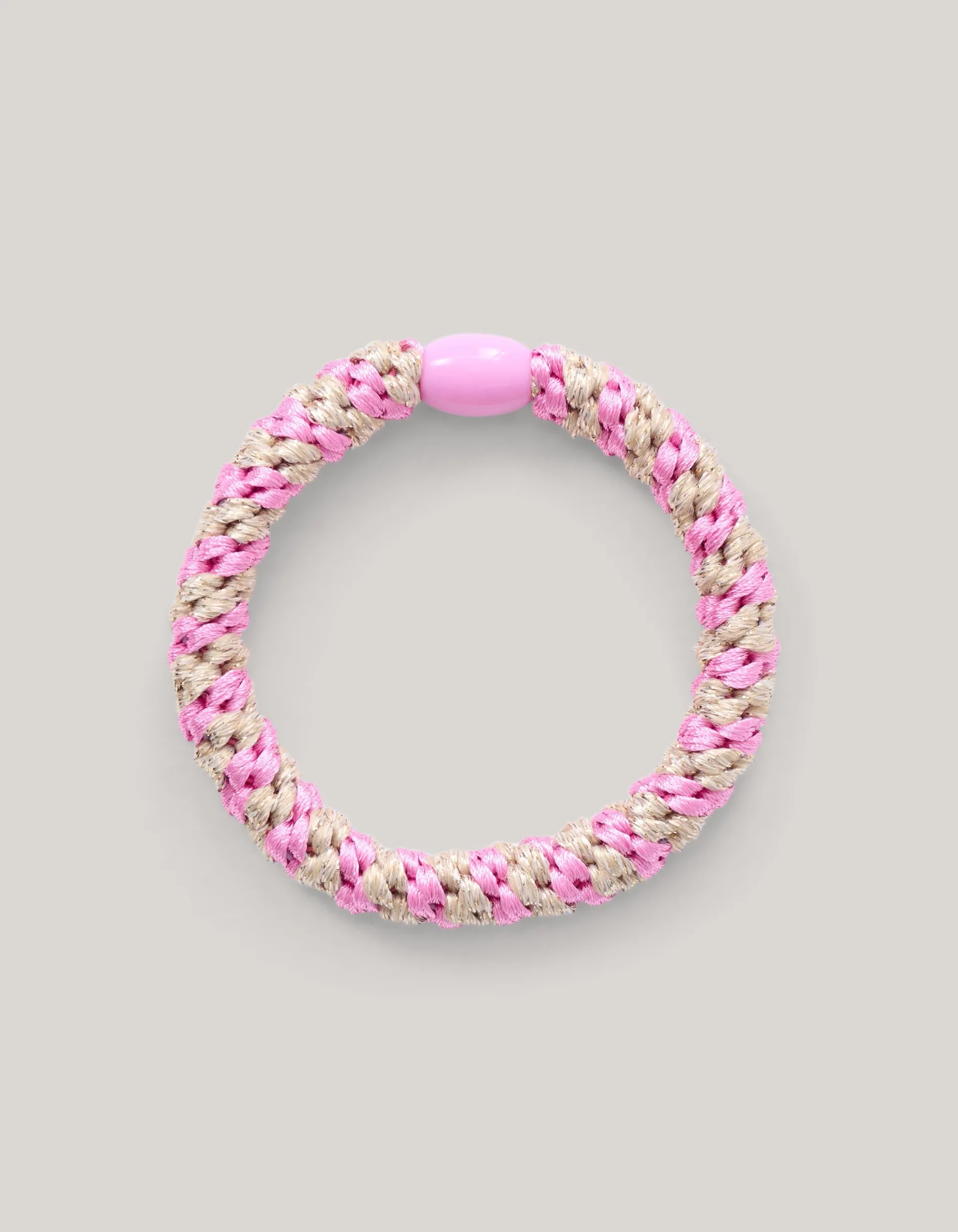 Shoeby Lurex Haarelastiek Roze<DAMES Haaraccessoires