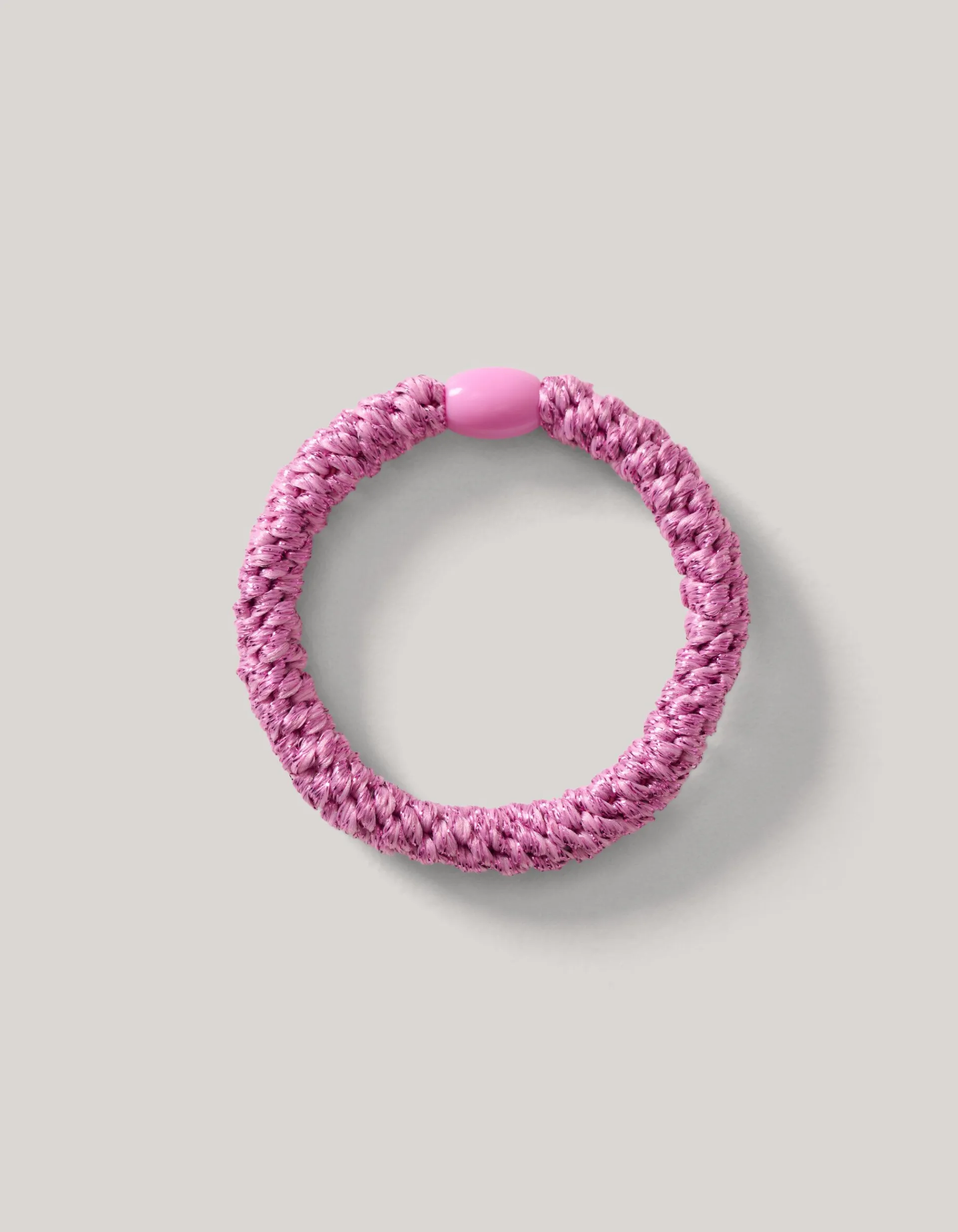 Shoeby Lurex Haarelastiek Roze<DAMES Haaraccessoires