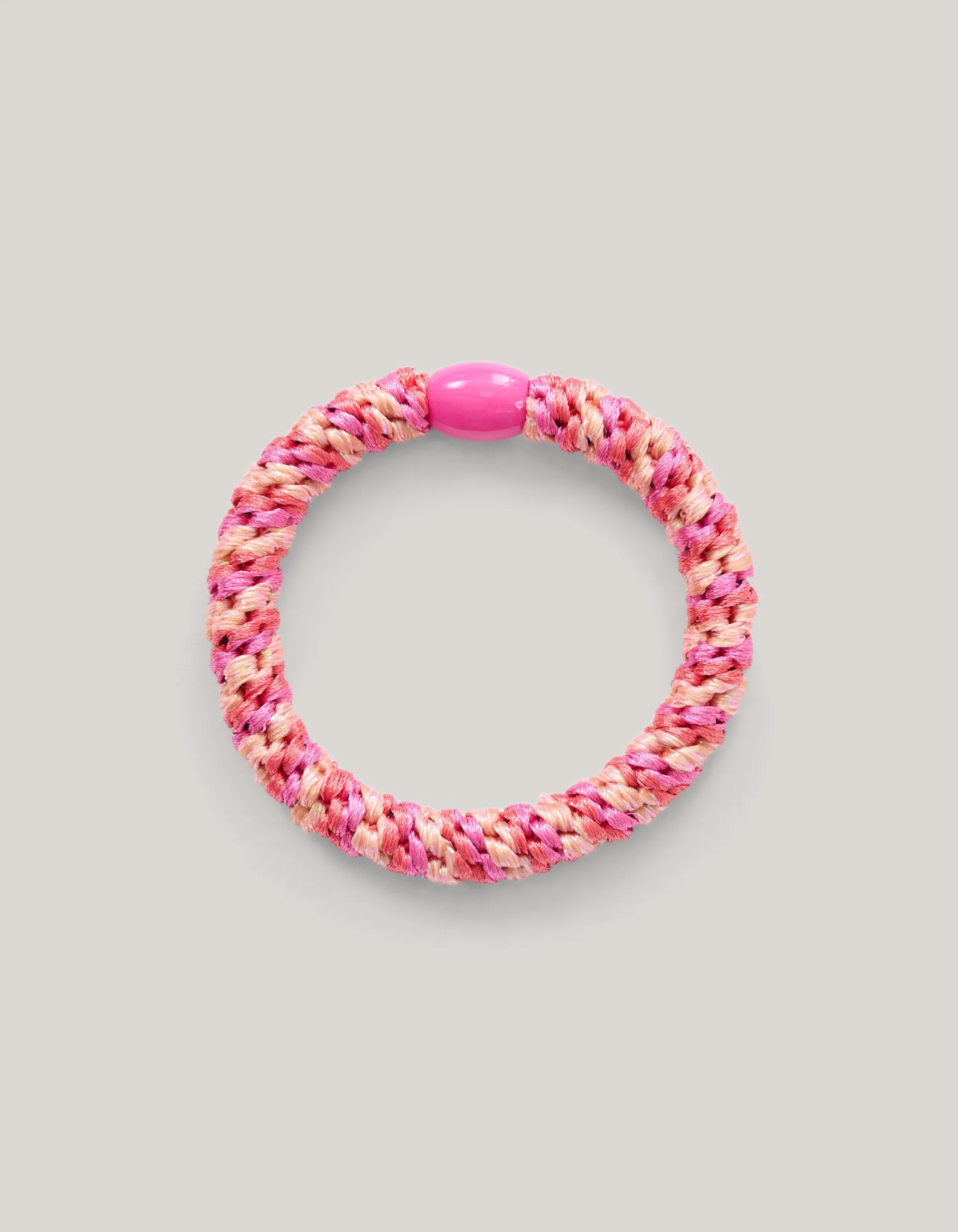 Shoeby Lurex Haarelastiek Roze<DAMES Haaraccessoires