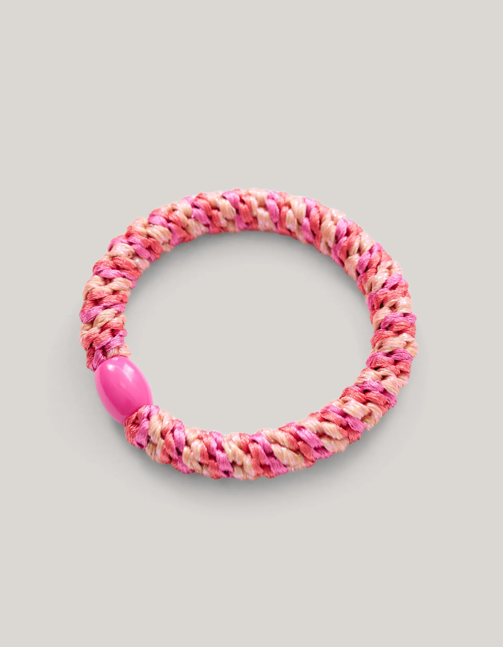 Shoeby Lurex Haarelastiek Roze<DAMES Haaraccessoires
