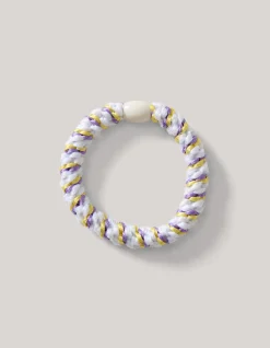 Shoeby Lurex Haarelastiek Wit<DAMES Haaraccessoires