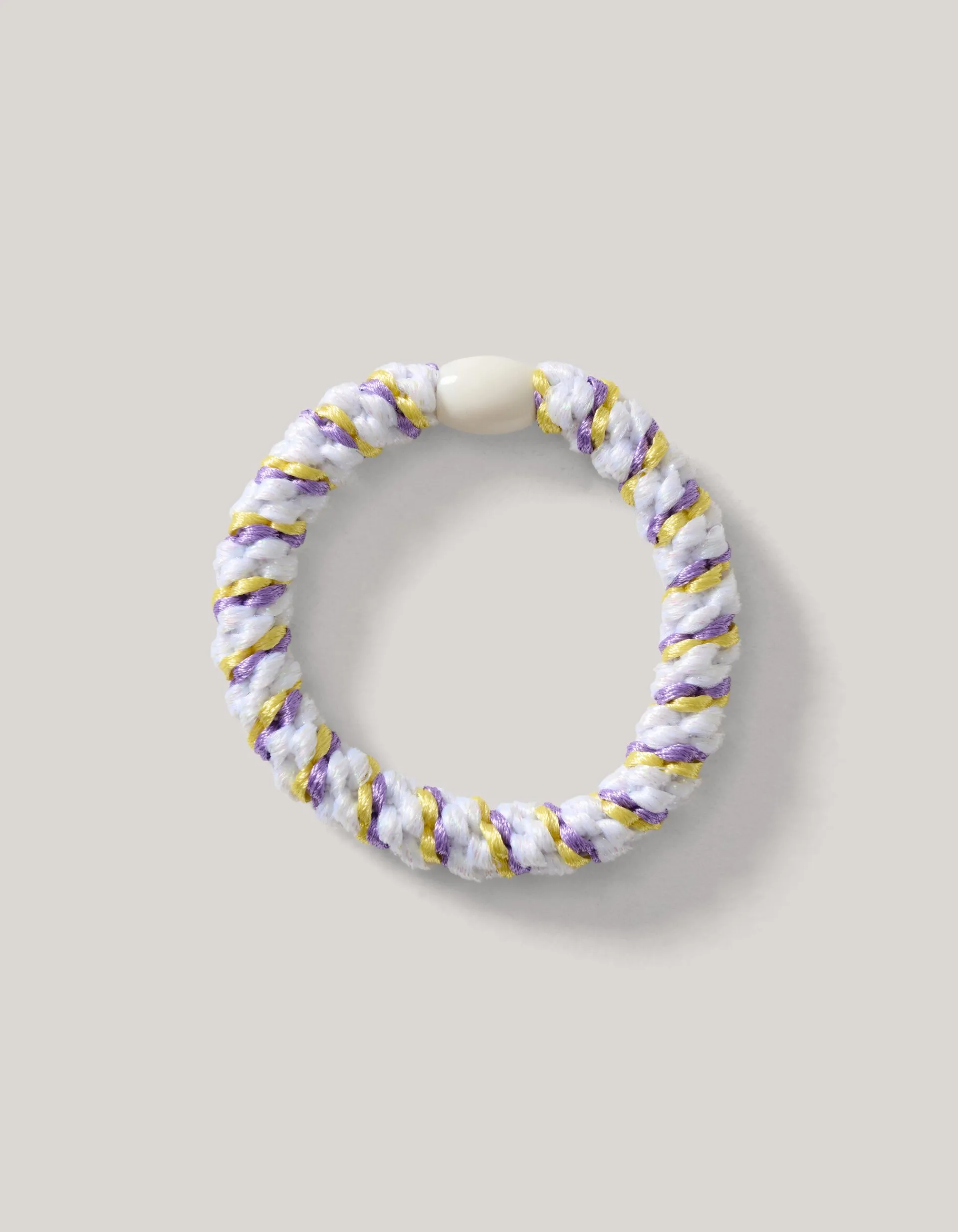 Shoeby Lurex Haarelastiek Wit<DAMES Haaraccessoires