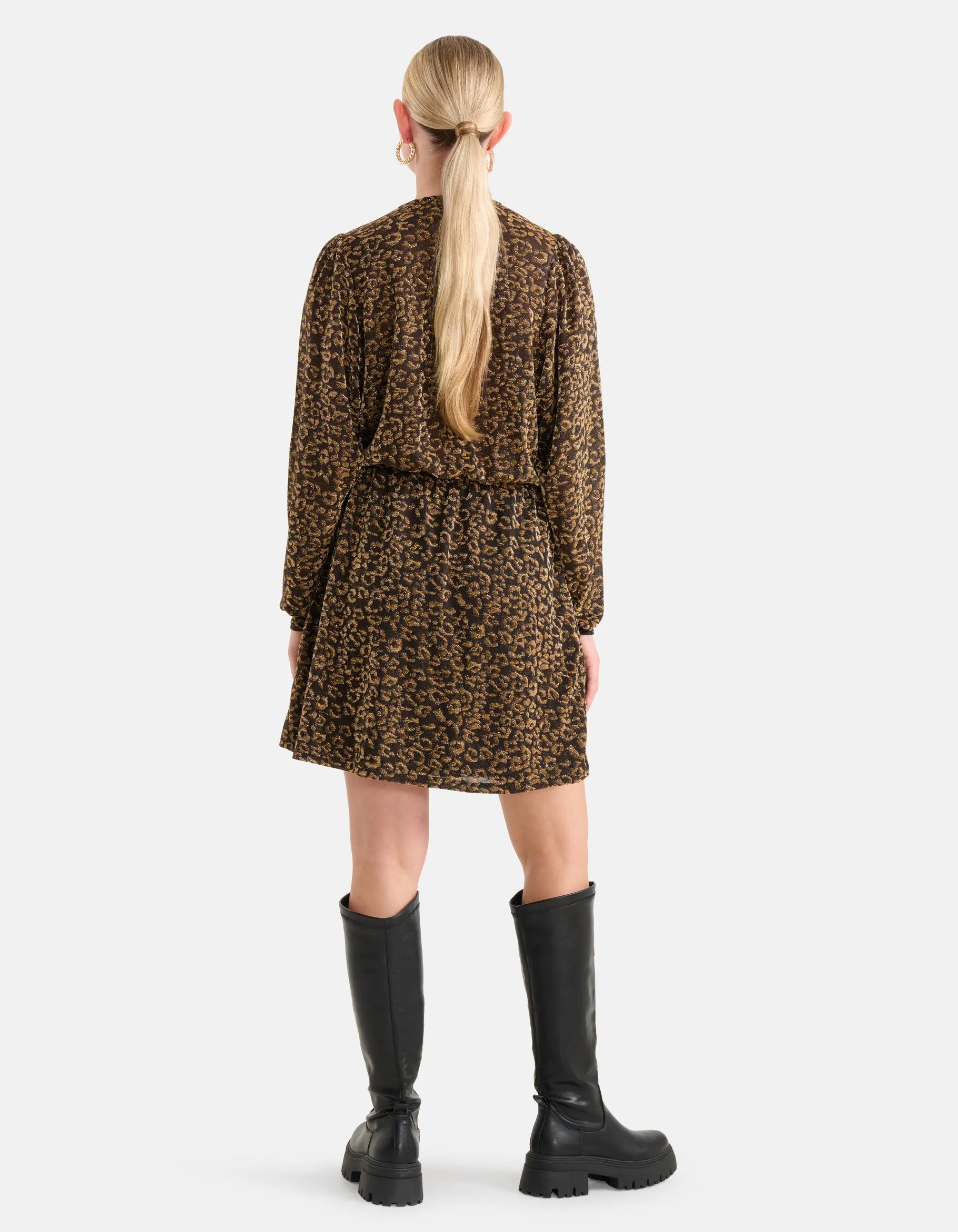 Shoeby Lurex Jurk Goud<DAMES Jurken