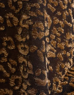 Shoeby Lurex Longsleeve Top Goud<DAMES Tops