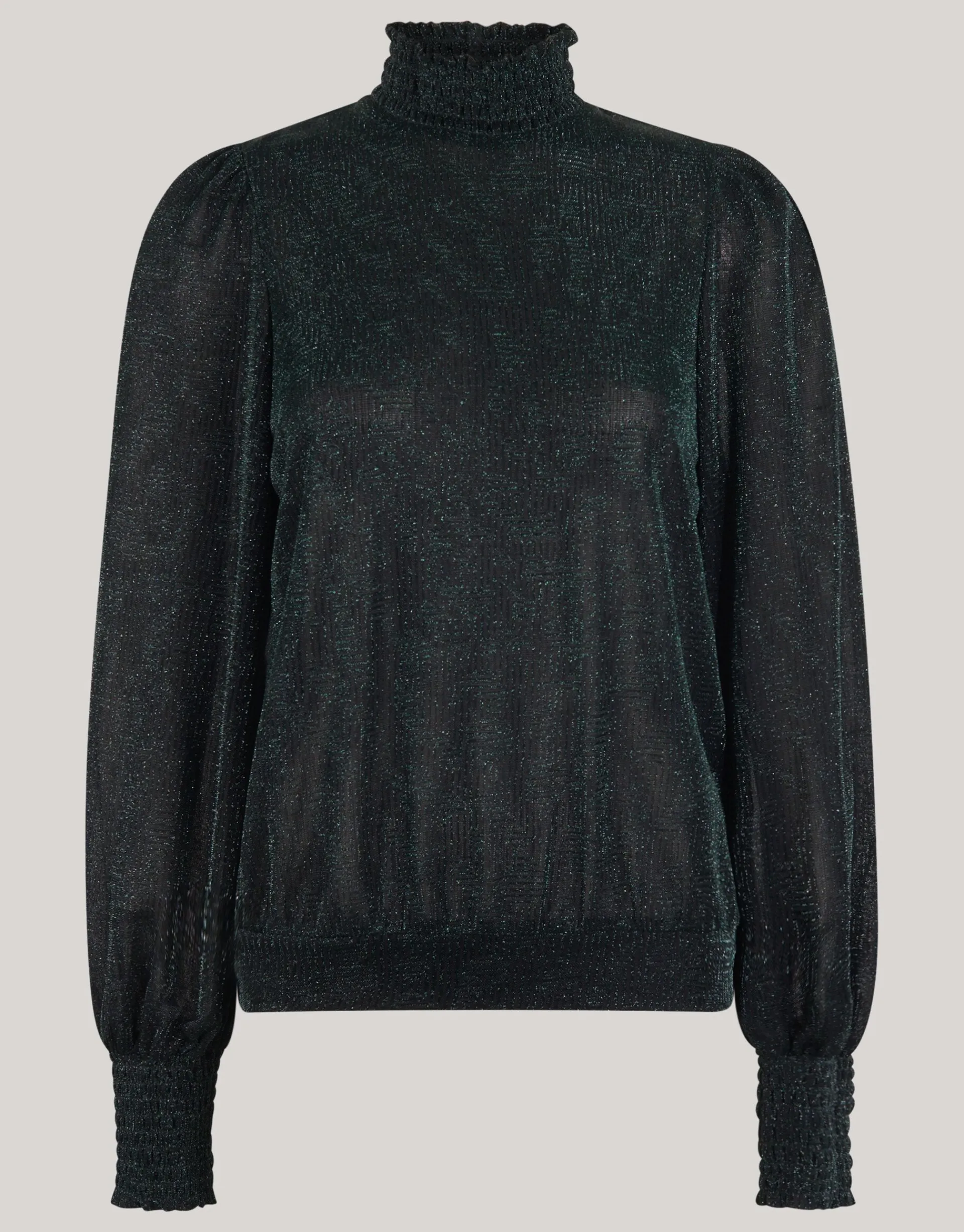 Shoeby Lurex Top Donkergroen<DAMES Tops