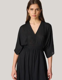 Shoeby Maxi Jurk Zwart<DAMES Jurken