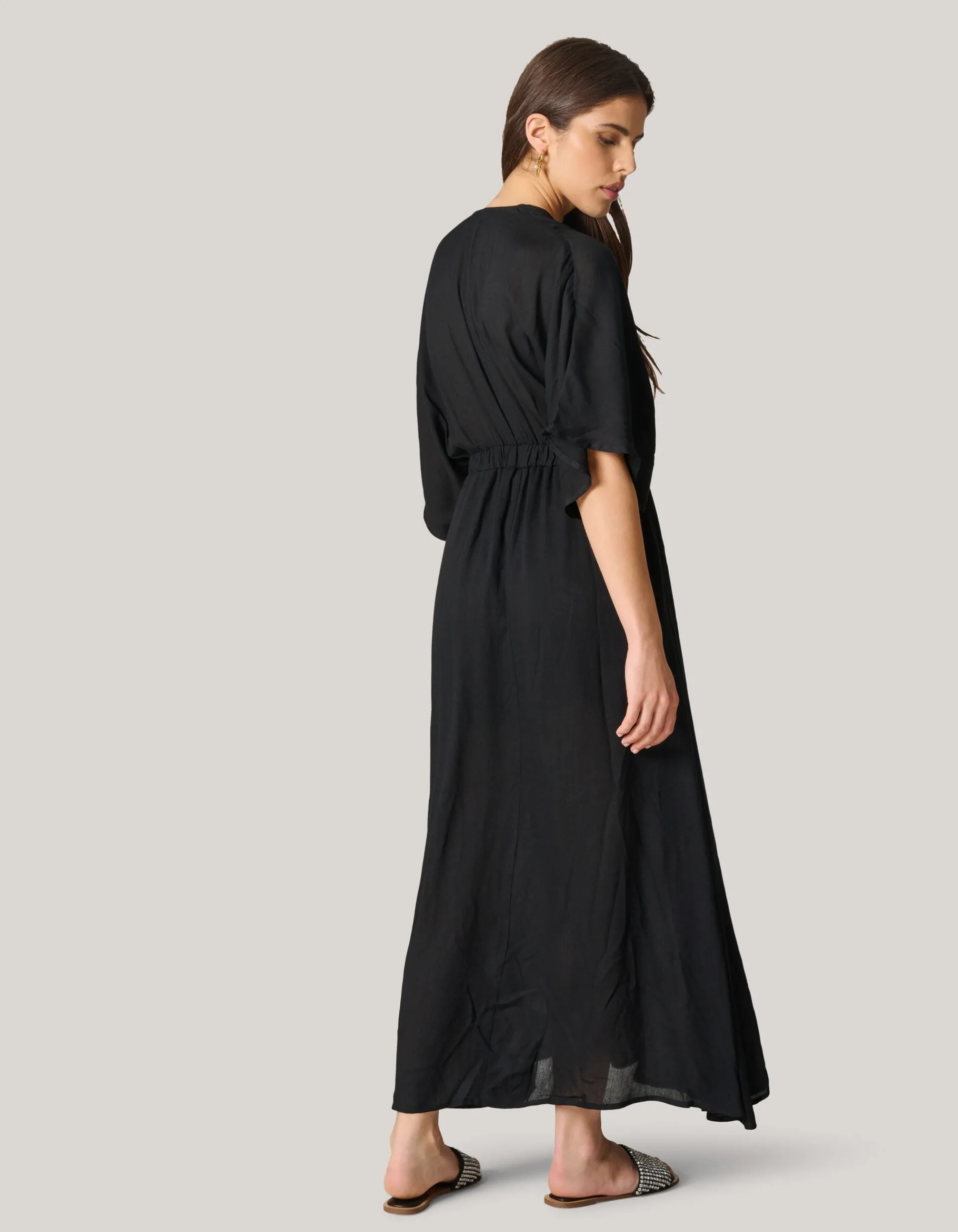 Shoeby Maxi Jurk Zwart<DAMES Jurken