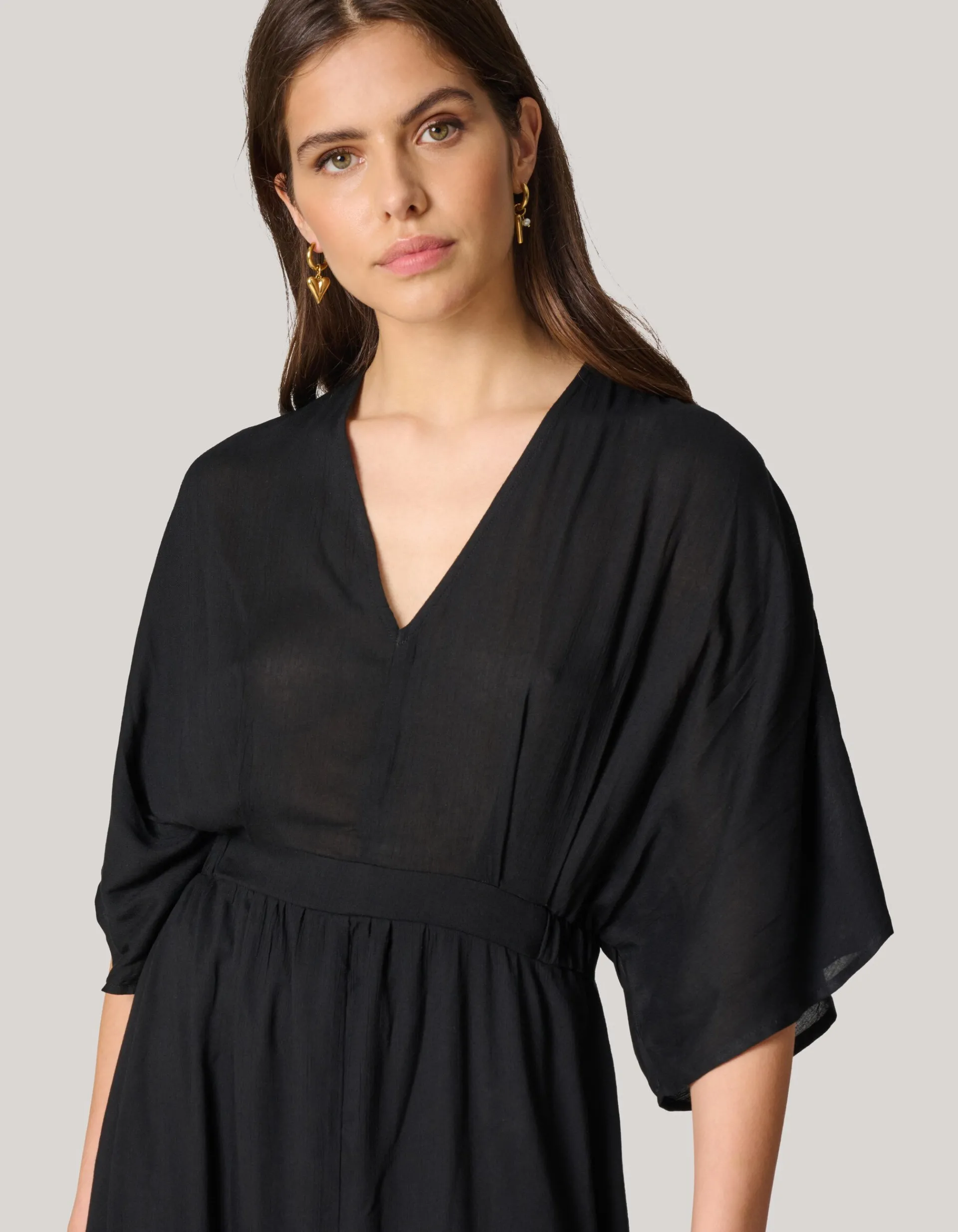 Shoeby Maxi Jurk Zwart<DAMES Jurken