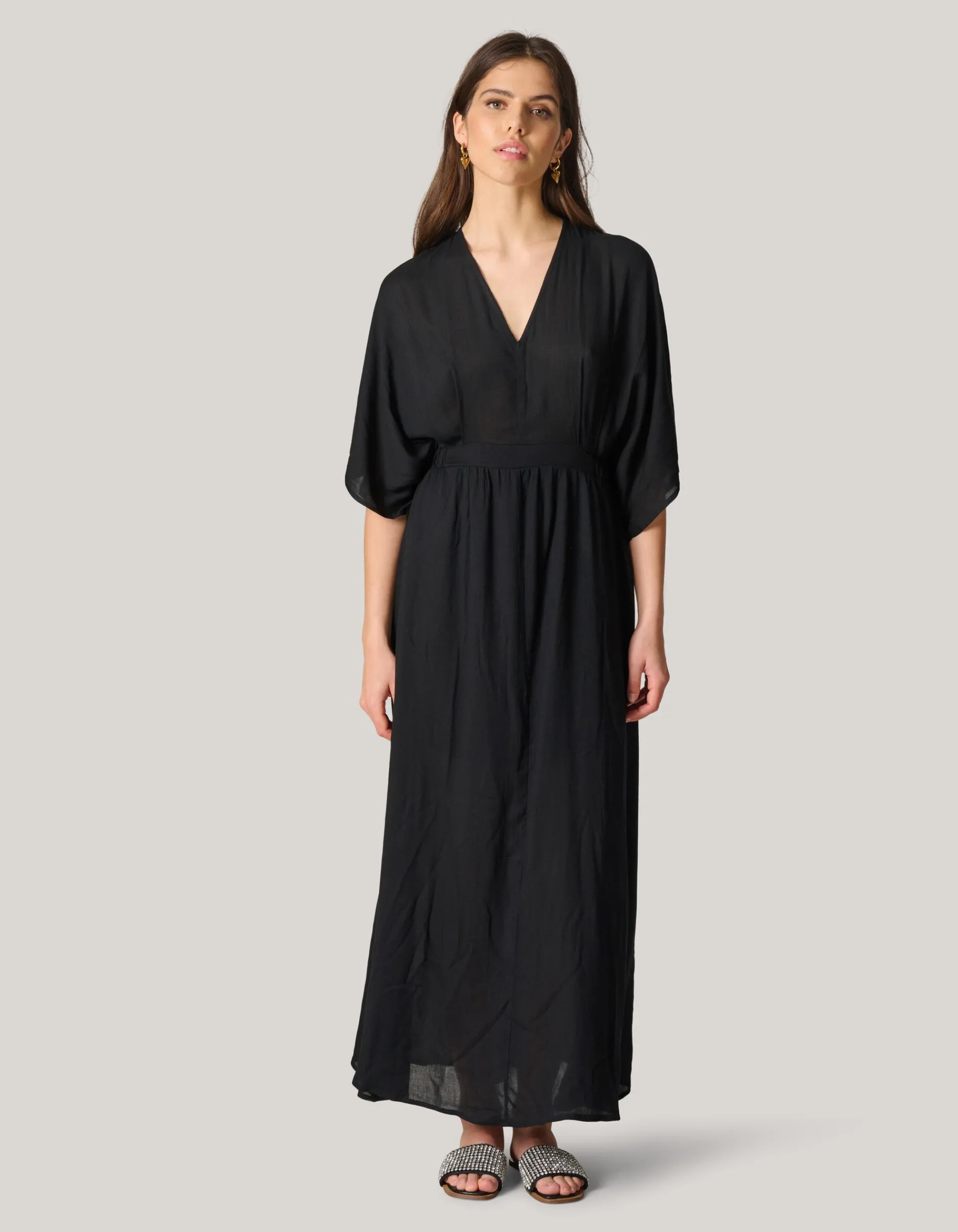 Shoeby Maxi Jurk Zwart<DAMES Jurken