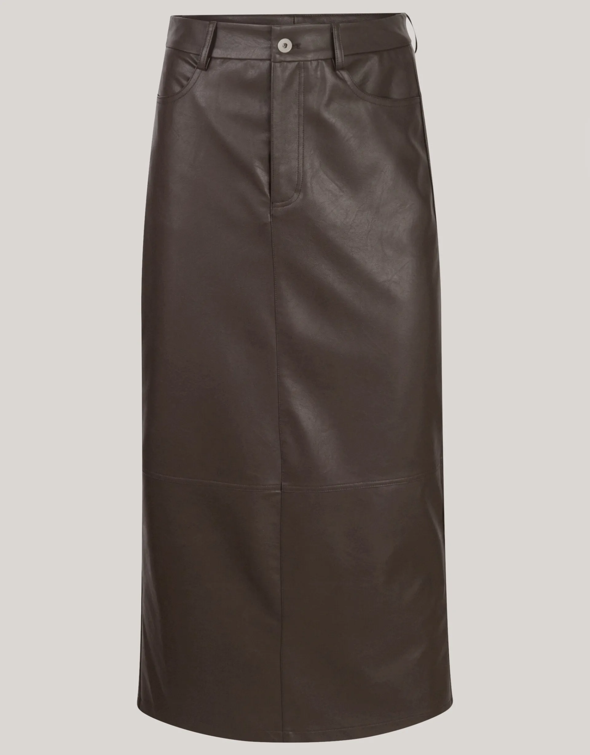 Shoeby Maxi Rok Bruin By Fred<DAMES Rokken