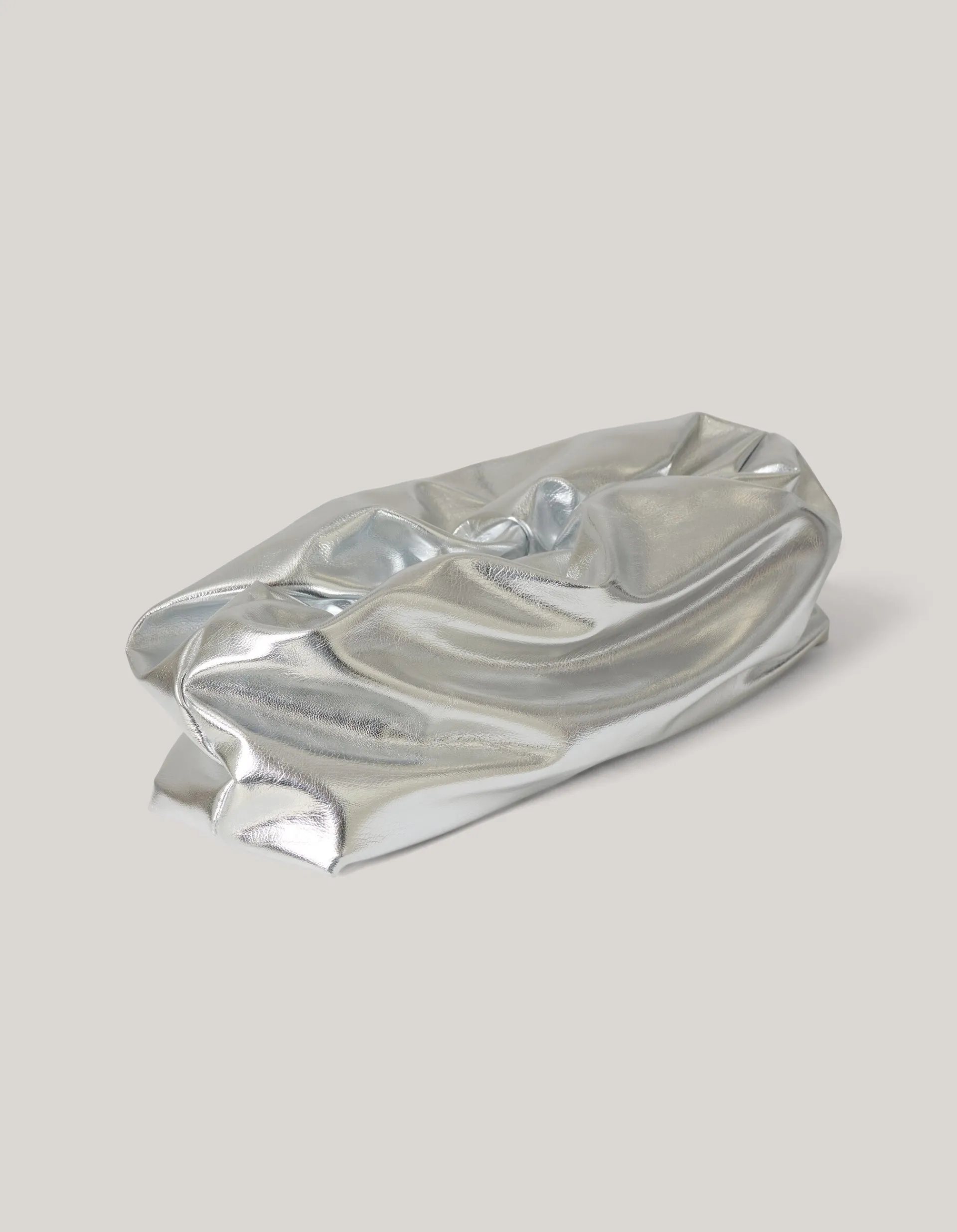 Shoeby Metallic Clutch Zilver<DAMES Tassen