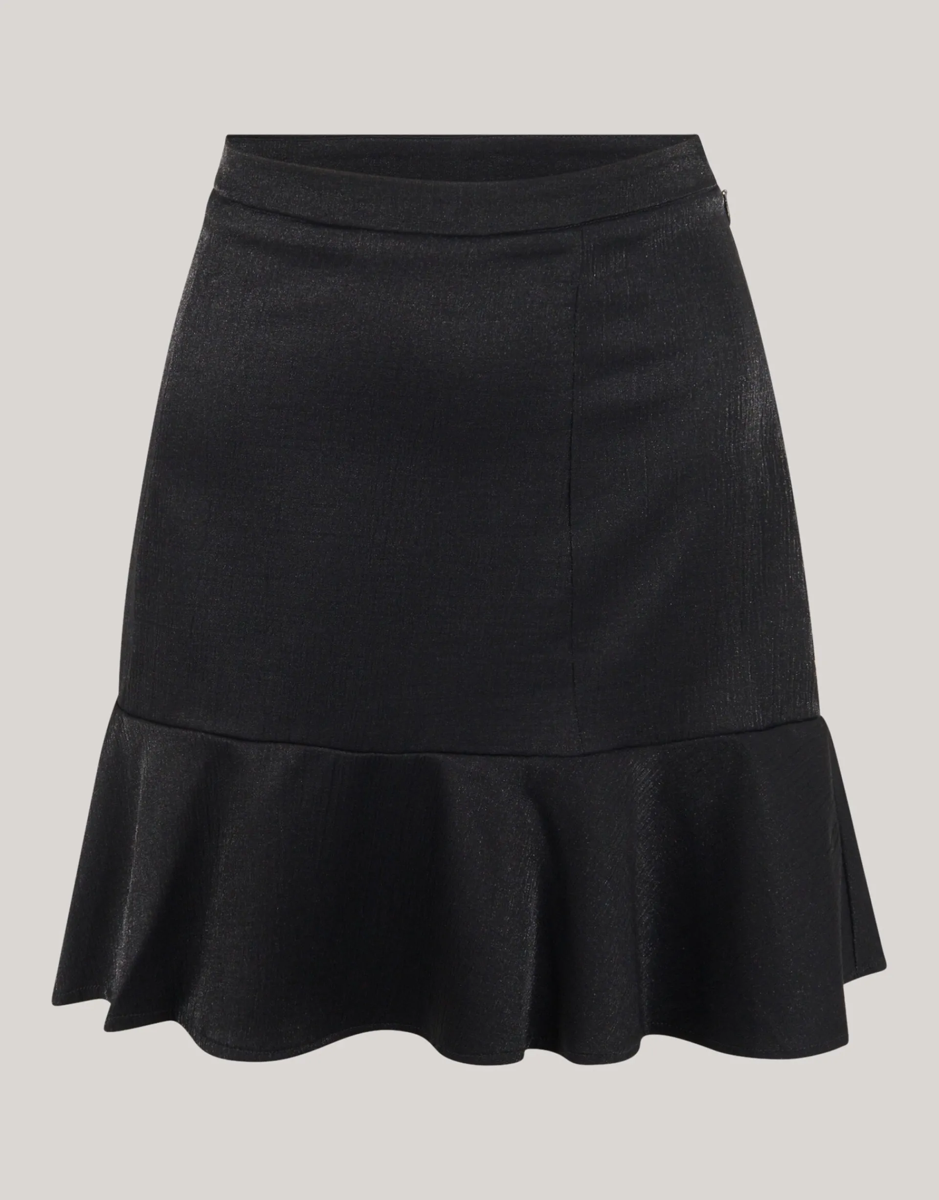 Shoeby Metallic Mini Rok Zwart<DAMES Rokken