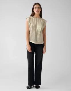 Shoeby Metallic Top Goud<DAMES Tops