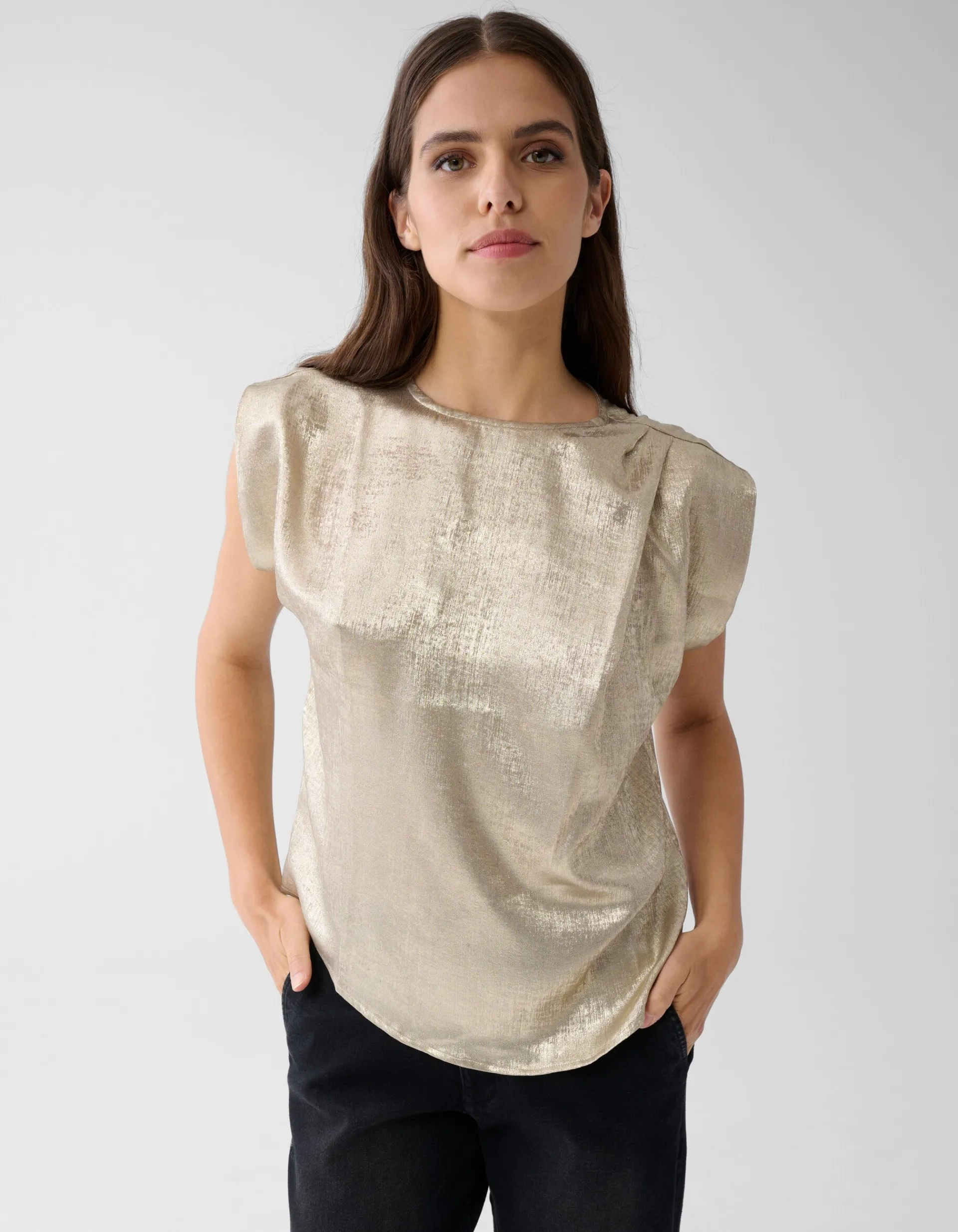 Shoeby Metallic Top Goud<DAMES Tops