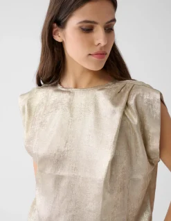 Shoeby Metallic Top Goud<DAMES Tops
