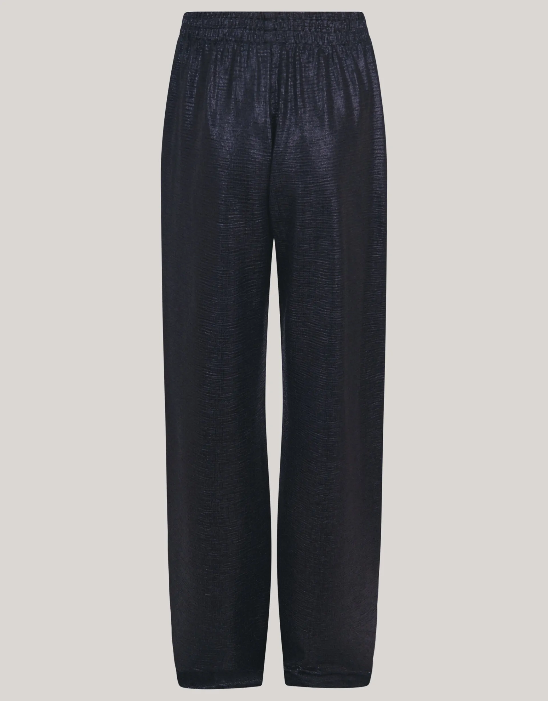 Shoeby Metallic Wide Leg Broek Zwart< Broeken