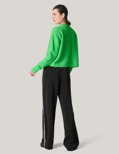 Shoeby Mohair Trui Groen<DAMES Truien En Sweaters