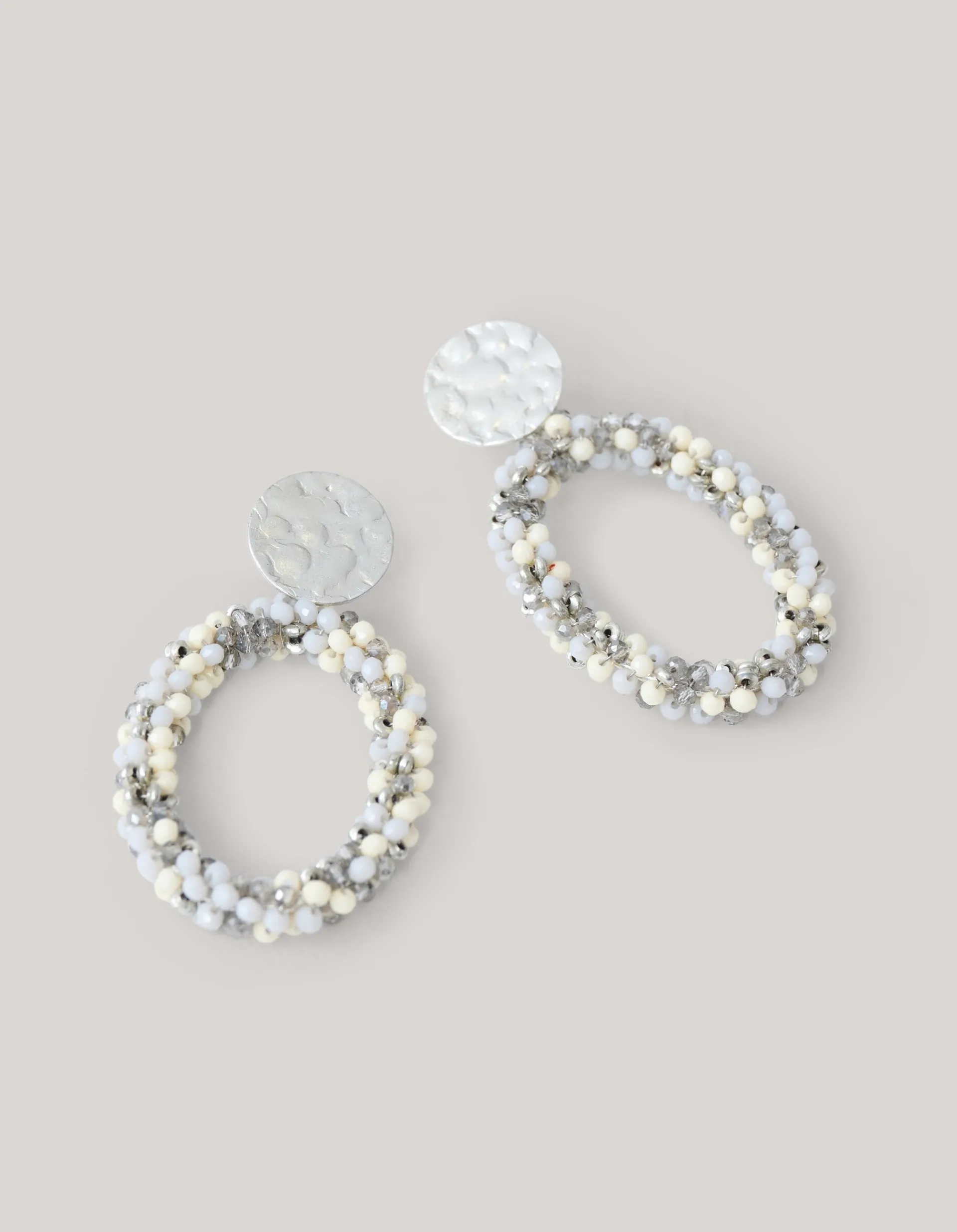 Shoeby Multi Beaded Oorbellen Zilver<DAMES Sieraden