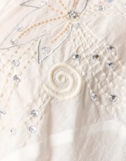 Shoeby Multi Embroidery Blouse Wit<DAMES Blouses