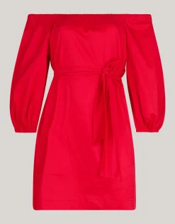 Shoeby Off Shoulder Jurk Rood<DAMES Jurken