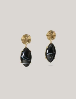 Shoeby Oval Stoned Oorbellen Goud<DAMES Sieraden