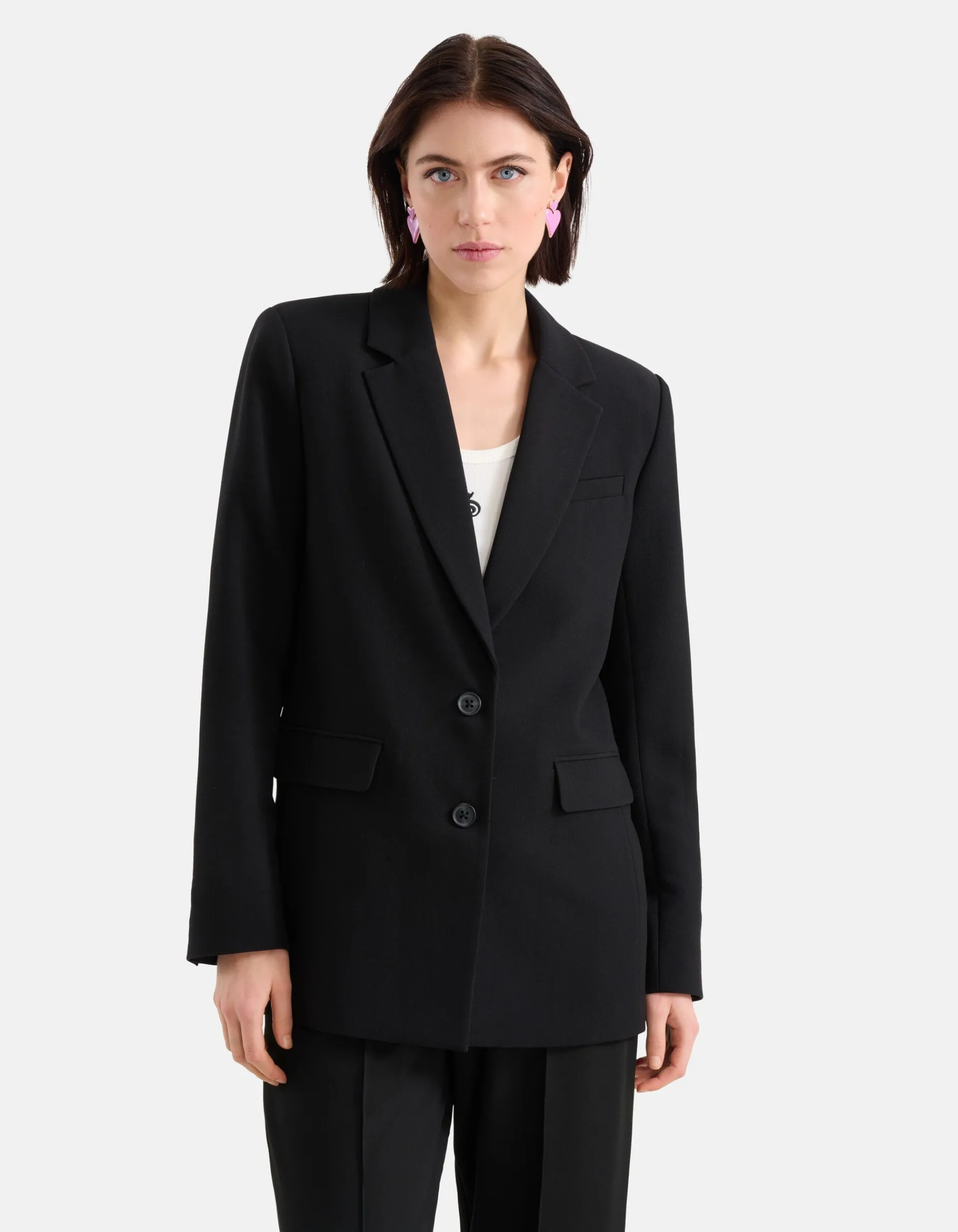 Shoeby Oversized Basis Blazer Zwart<DAMES Blazers