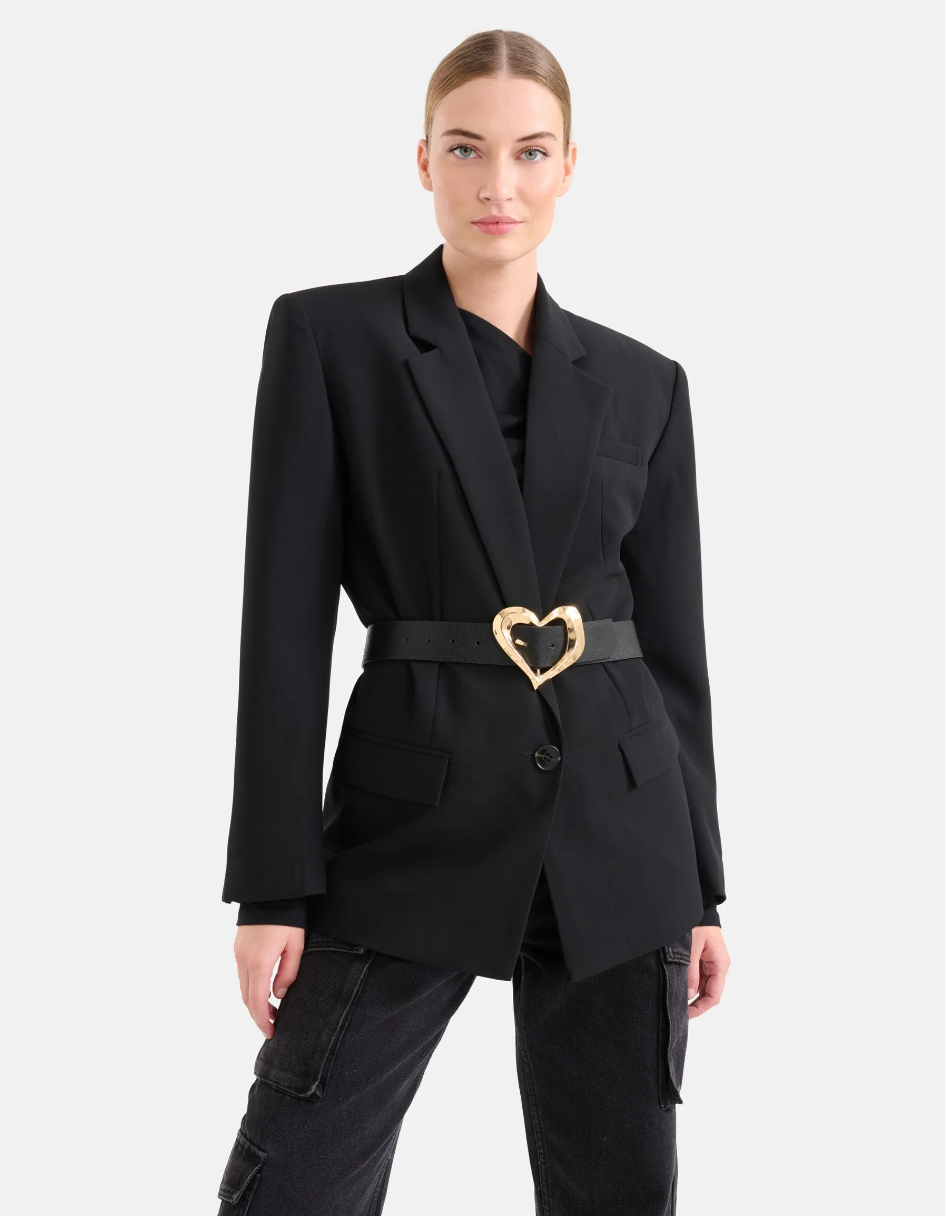 Shoeby Oversized Basis Blazer Zwart<DAMES Blazers