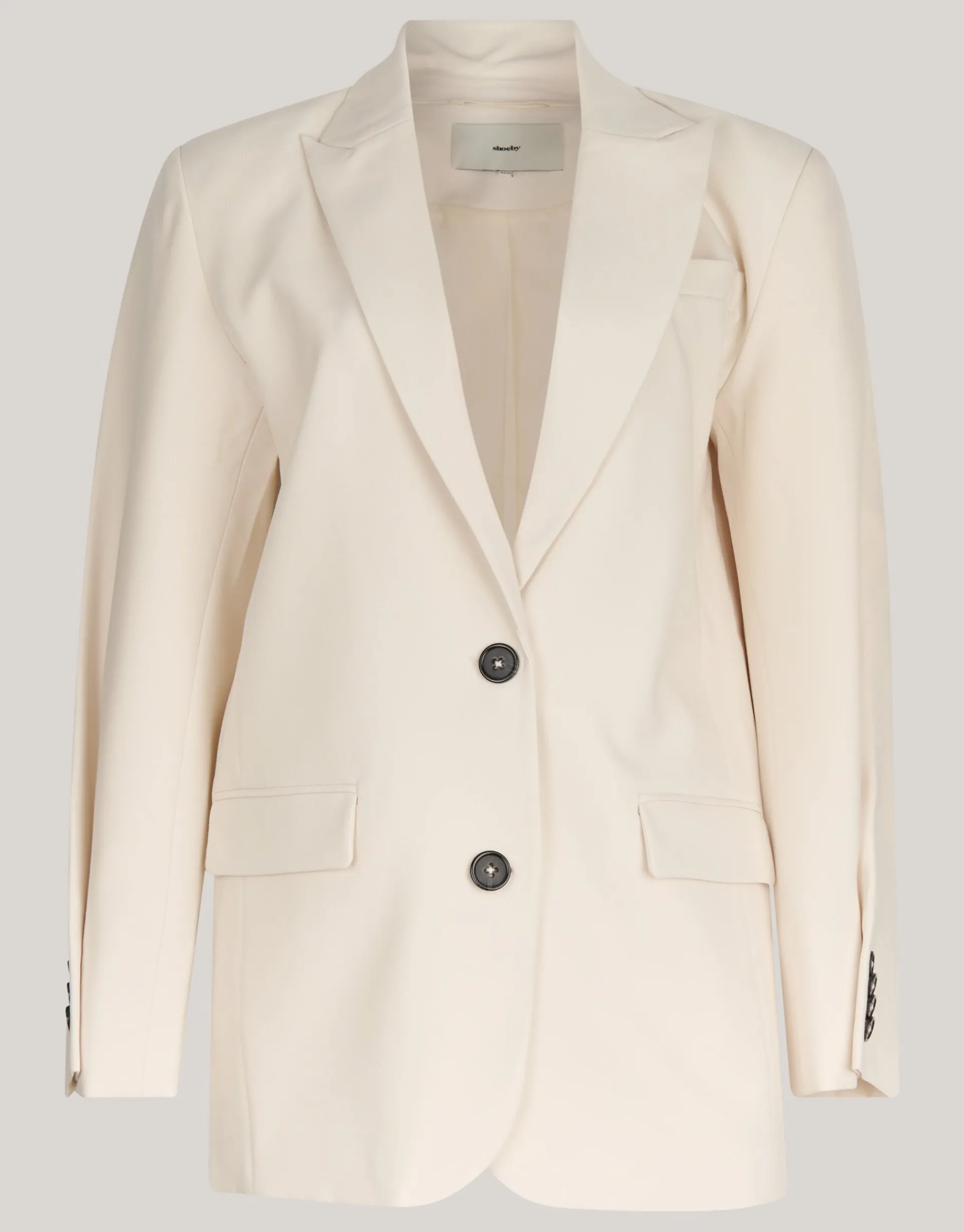 Shoeby Oversized Deconstructed Blazer Gebroken Wit<DAMES Blazers
