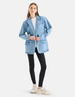 Shoeby Oversized Denim Blazer<DAMES Blazers