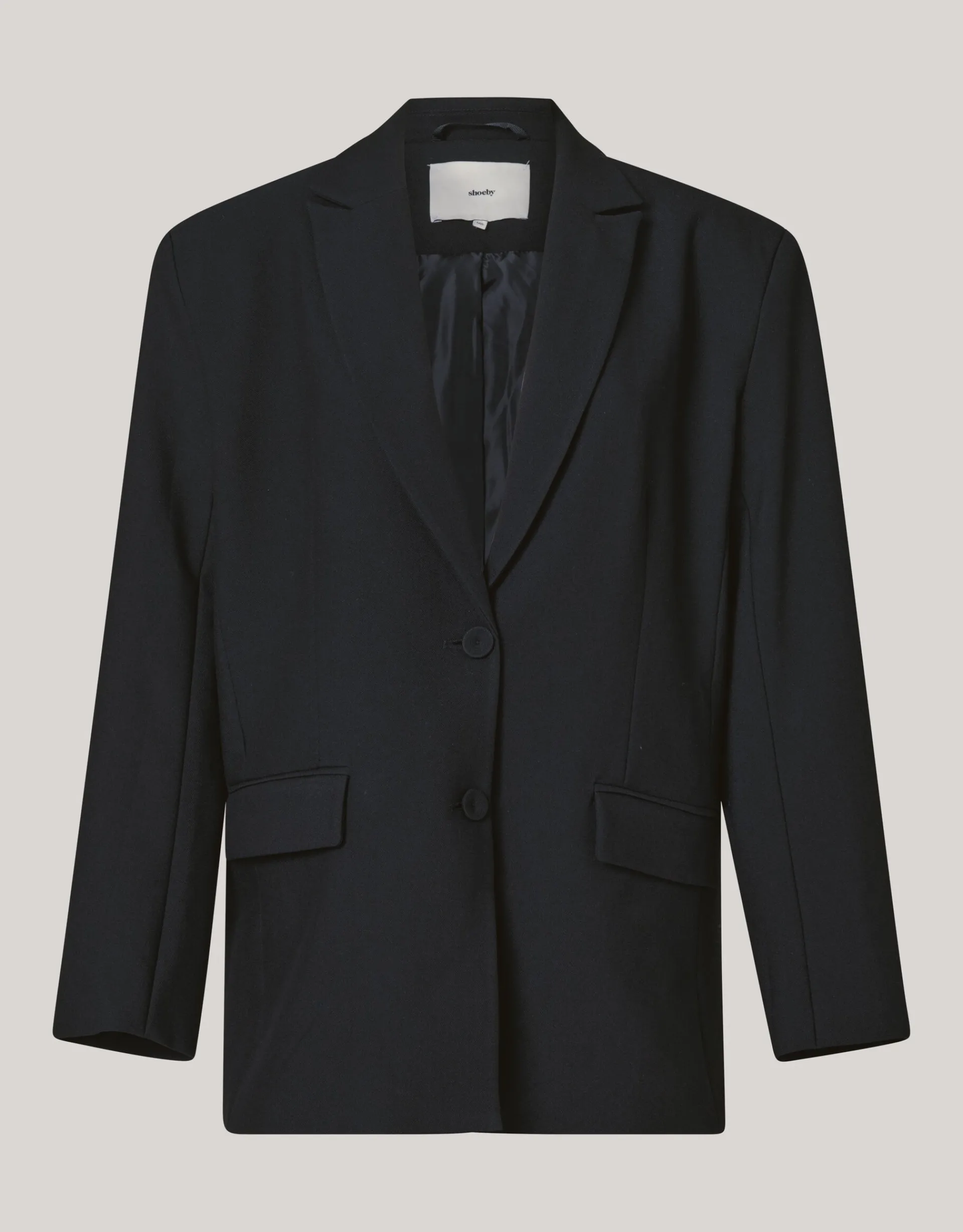Shoeby Oversized Strik Blazer Zwart<DAMES Blazers