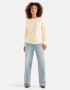 Shoeby Oversized Trui Gebroken Wit<DAMES Truien En Sweaters
