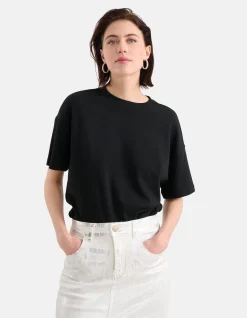 Shoeby Oversized T-shirt Zwart<DAMES T-Shirts
